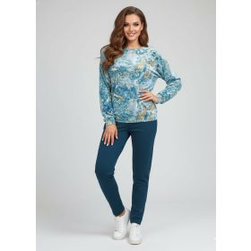 Marbella türkiz plüss szabadidő nadrág