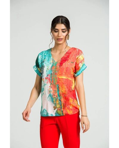 Artella Felső, művészi árnyalattal, raglán ujjal