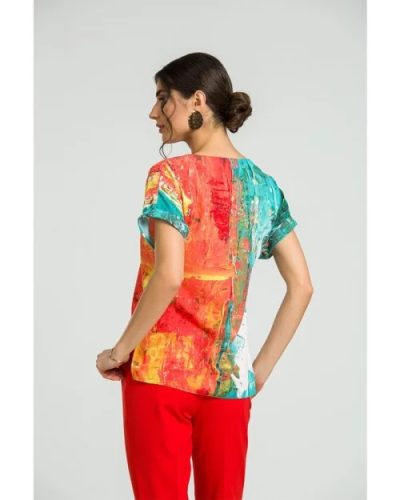 Artella Felső, művészi árnyalattal, raglán ujjal