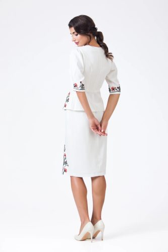 Mirenna-Ivory blúz, elefántcsontszín alappal, prémium anyagból