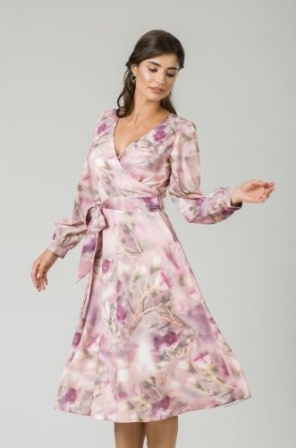 Rosabella elegáns, midi ruha