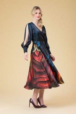 Cassandra szatén ruha